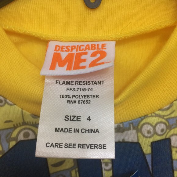 Despicable Me One in a Minion Pajama Top - Picture 5 of 6